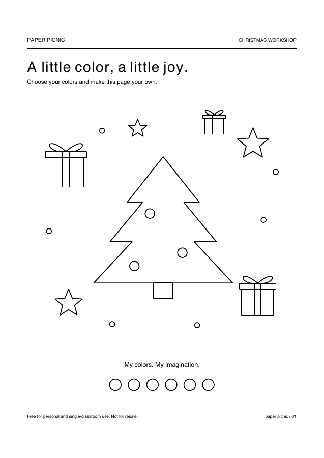 Christmas Workshop: Coloring