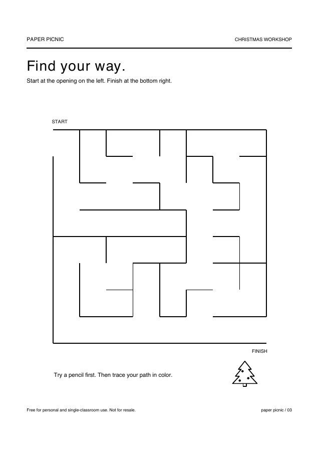 Christmas Workshop: Find your way