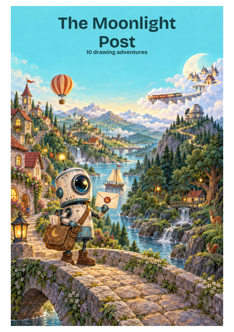 The Moonlight Post: Color cover